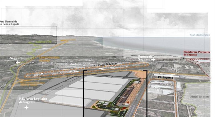 Les obres de la Plataforma Intermodal de Sagunt comenaran l'1 de mar després d'aprovar-se l'adjudicació de la seua primera fase