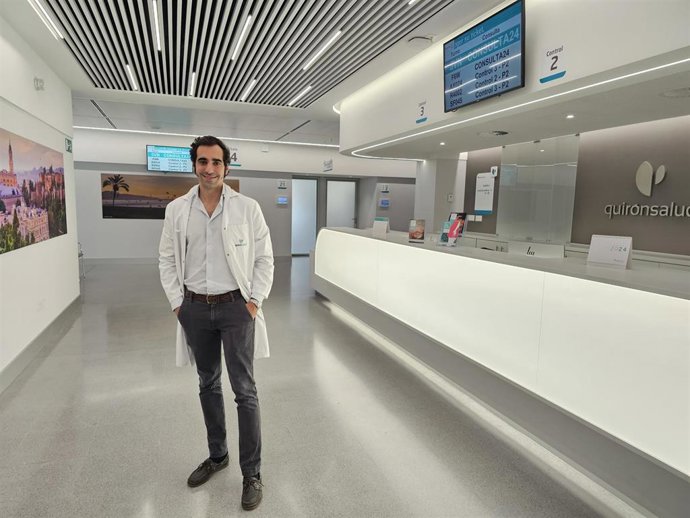 El doctor Rodrigo Orozco, jefe del Servicio de Ginecología y Obstetricia de Quirónsalud Málaga y responsable de la unificación en esta área dedicada íntegramente a la salud de la mujer.