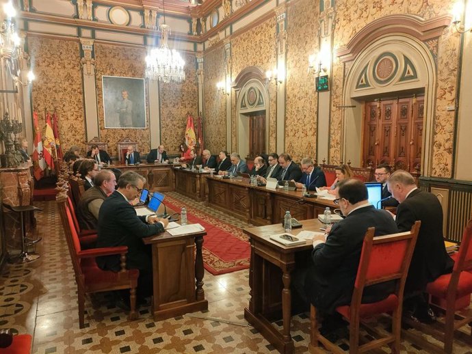 Sesión plenaria del 31 de enero en la Diputación de Salamanca