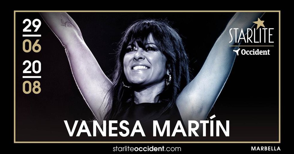 Cartel de Vanesa Martín en Starlite