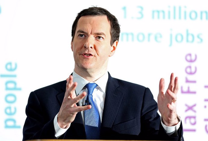 Archivo - El ministro de Finanzas británico, George Osborne.