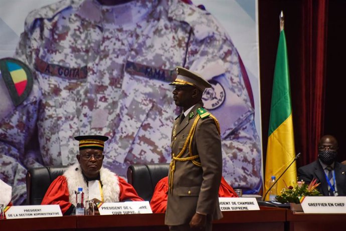 Archivo - El líder de la junta militar de Malí, el coronel Assimi Goita