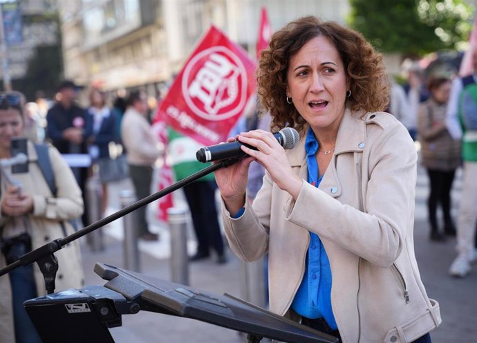 Archivo - La secretaria general de CCOO, Nuria López, en una imagen de archivo.