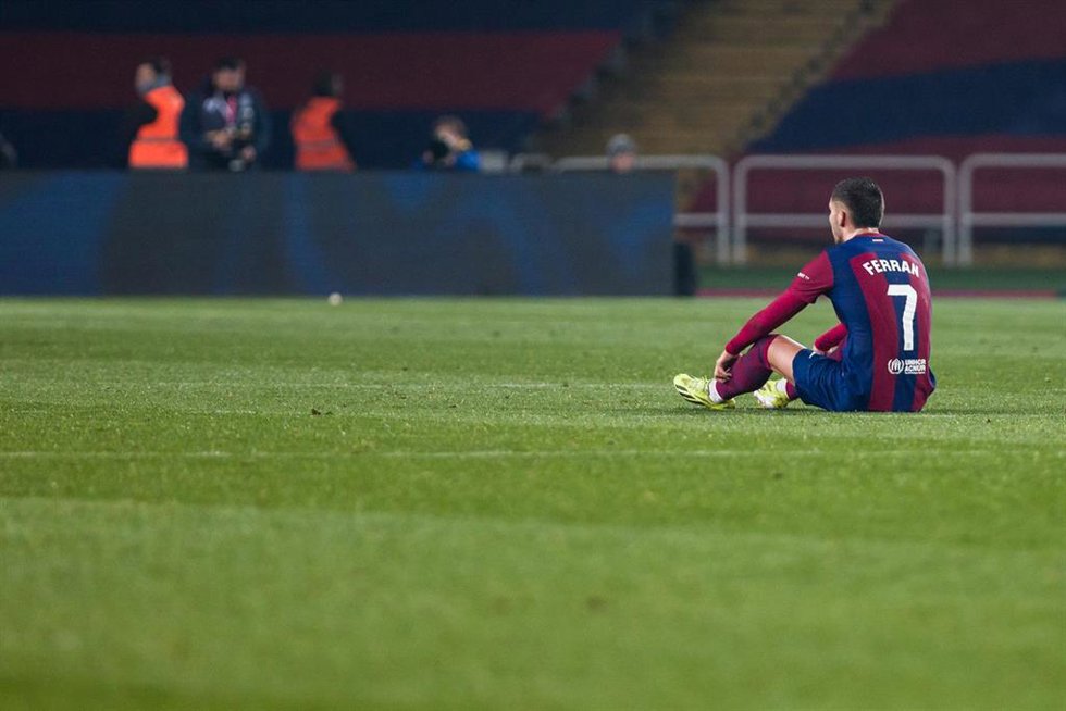El jugador del FC Barcelona Ferran Torres