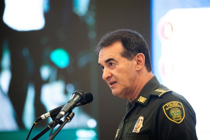 El director de la Policía Nacional de Colombia, William René Salamanca Ramírez