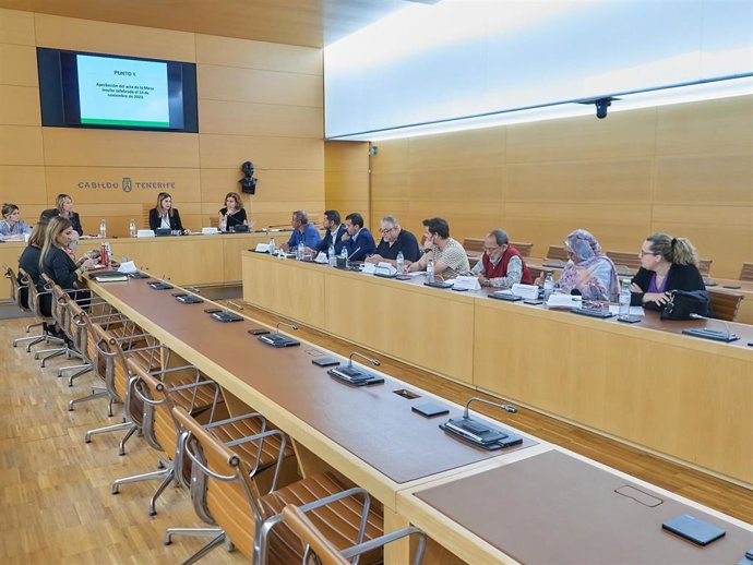 El Salón de Plenos del Cabildo de Tenerife acoge la Mesa Insular del Pueblo Saharaui