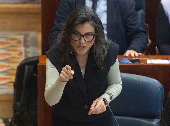 La portavoz de Más Madrid, Manuela Bergerot.