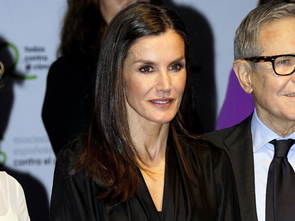 La Reina Letizia, durante el acto institucional del "Día Mundial contra el Cáncer"