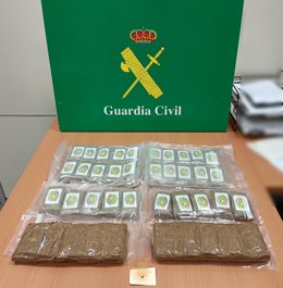Droga incautada en el aeropuerto de Gran Canaria