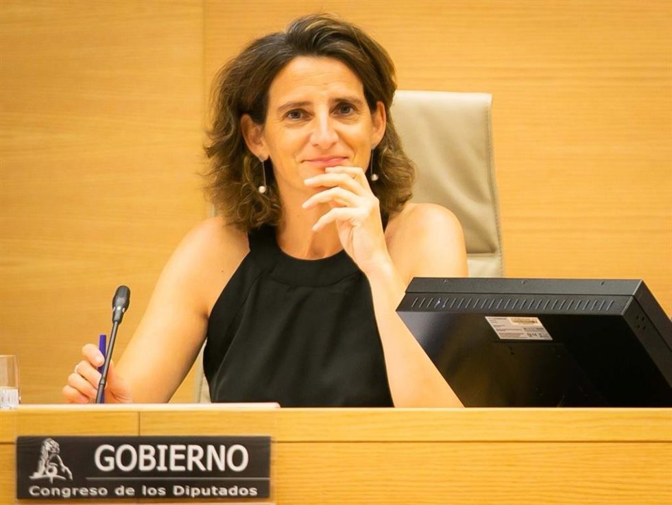Archivo - Teresa Ribera, ministra de Transición Ecológica