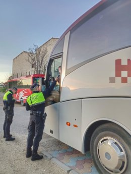 Campaña de control del transporte escolar