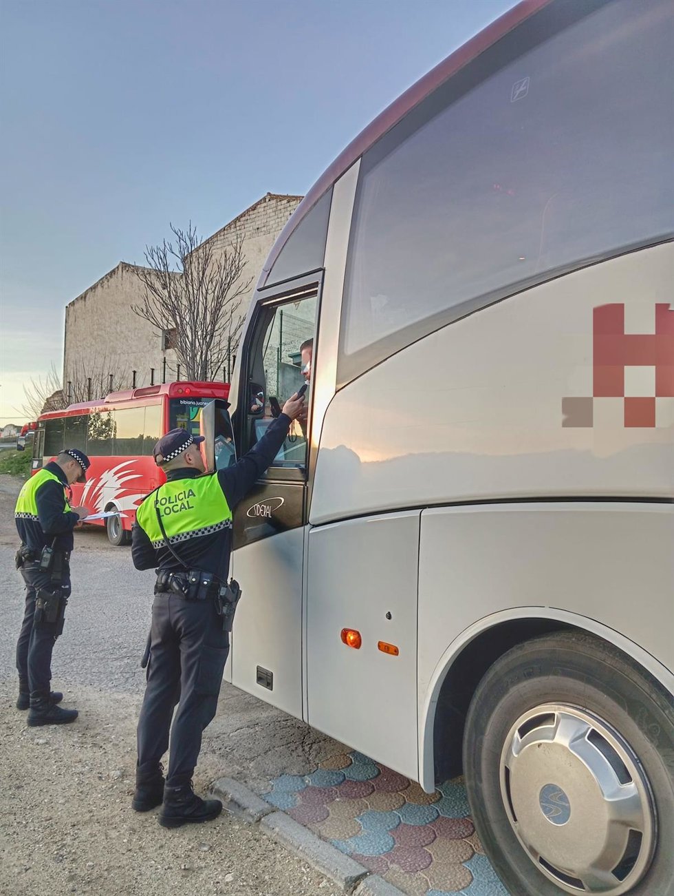 Campaña de control del transporte escolar