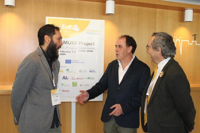 Sabín, Serrano y Picardo en la puesta en marcha del proyecto SMURF