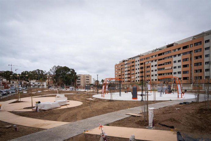 El nuevo parque de Teatinos contará con cerca de 7.000 metros cuadrados para practicar deporte al aire libre