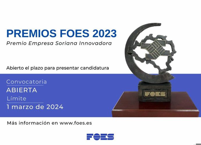 FOES convoca su Premio Empresa Soriana Innovadora 2023.