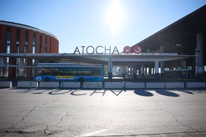 Exterior de la estación de Puerta de Atocha-Almudena Grandes, a 7 de enero de 2024, en Madrid
