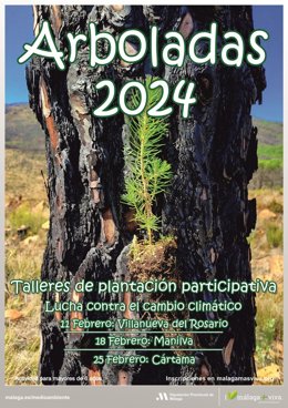 Cartel de las 'arboladas'.