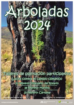 Cartel de las 'arboladas'.