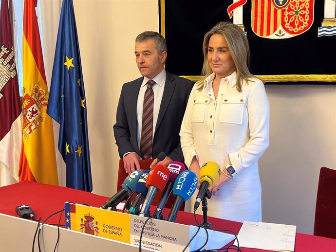 La delegada del Gobierno en Castilla-La Mancha, Milagros Tolón, en Albacete.