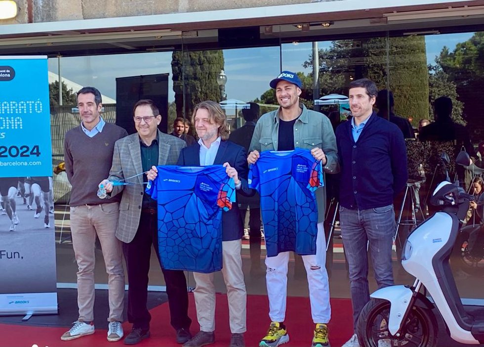 Presentación de la eDreams Mitja Marató Barcelona by Brooks 2024, en Barcelona
