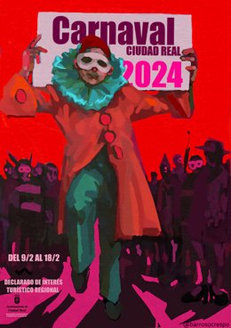Cartel del Carnaval 2024 de Ciudad Real.