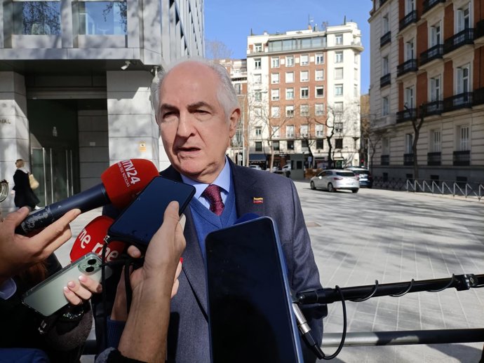 El opositor venezolano Antonio Ledezma acude a la Audiencia Nacional por una solicitud de extradicción que ha dictado el Tribunal Superior de Justicia de Venezuela.