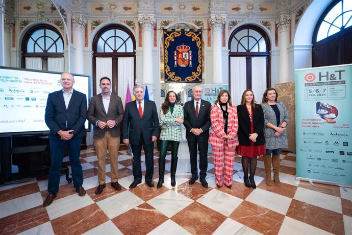 Presentación del Salón H&T, que se celebra del 5 al 7 de febrero en Fycma con un espacio expositivo en tres pabellones y más de 26.000 metros cuadrados.