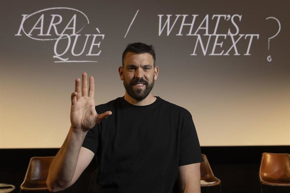El jugador de baloncesto Marc Gasol en el evento de despedida a su carrera profesional