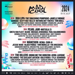 The Killers, Maneskin, Depresión Sonora o Tyla cierran el cartel del festival Mad Cool 2024