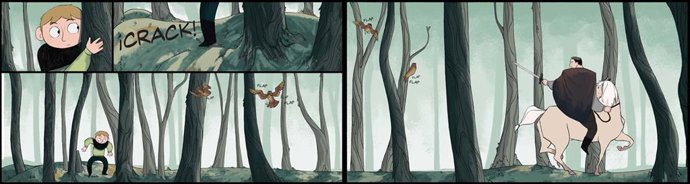 Una de las ilustraciones del álbum