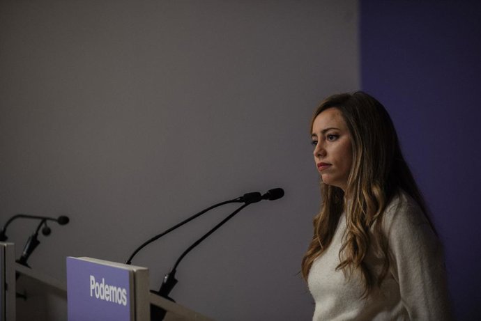 Archivo - Arxiu - María Teresa Pérez ofereix declaracions als mitjans