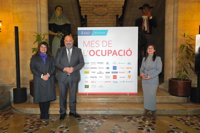 El alcalde de Palma, Jaime Martínez, presenta el Mes del Empleo de PalmaActiva