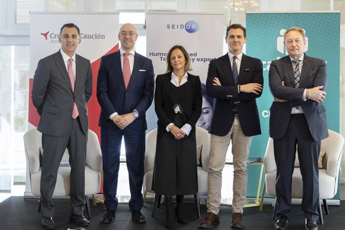El fundador y expresidente de Ciudadanos, Albert Rivera, y el socio y director general de Afi, David Cano
