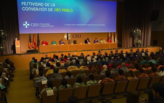 Acto de la festividad de San Pablo de la CEU-UCH