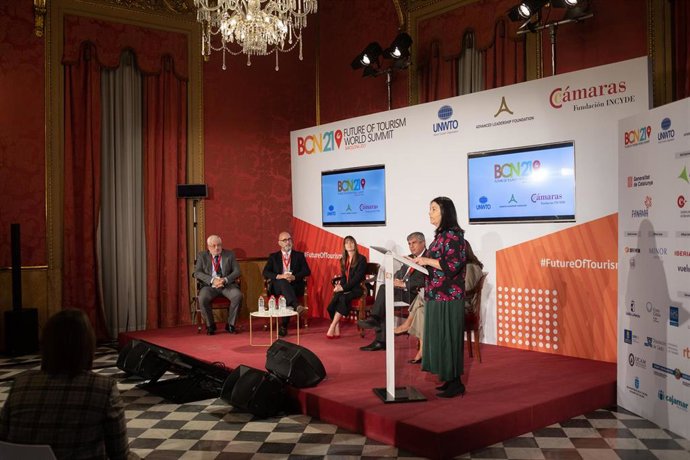 Archivo - Moisés Jorge Naranjo en un acto sobre turismo