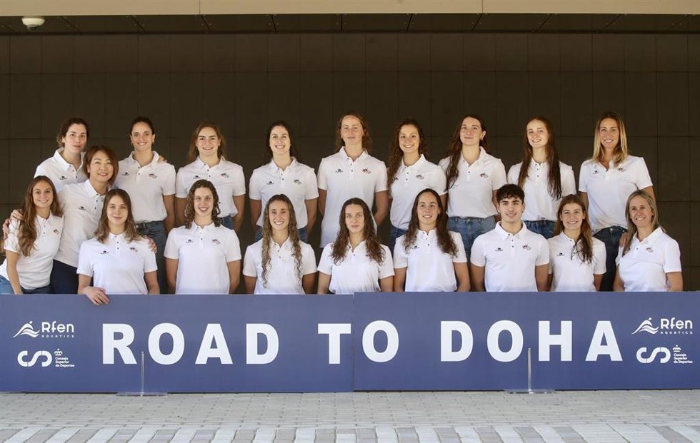El equipo español de natación artística que competirá en los Mundiales de Doha 2024