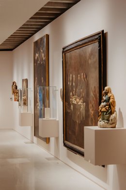 Uno de los espacios interiores en el Museu del Barroc