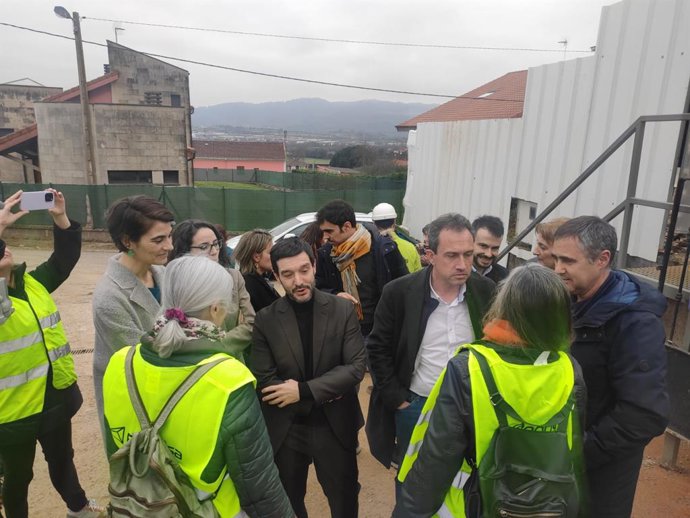 Pablo Bustinduy y Ovidio Zapico, en el centro