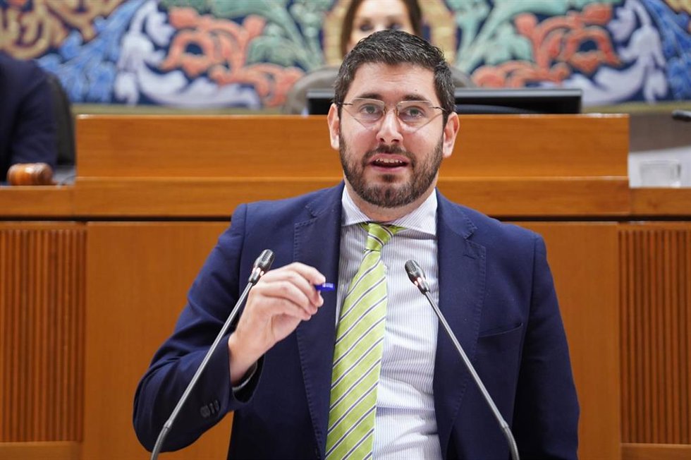 Archivo - El vicepresidente primero del Gobierno de Aragón, Alejandro Nolasco.