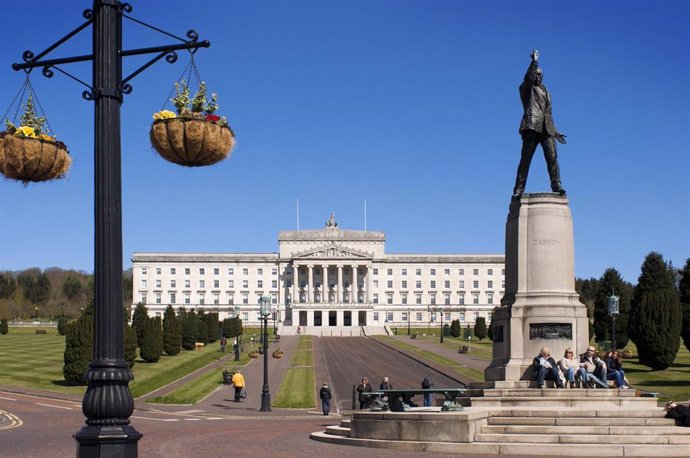 Archivo - El edificio de la Asamblea de Stormont en Irlanda del Norte