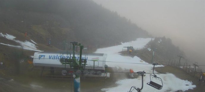 La pista de Principiantes de Valdezcaray única abierta en la estación de Valdezcaray