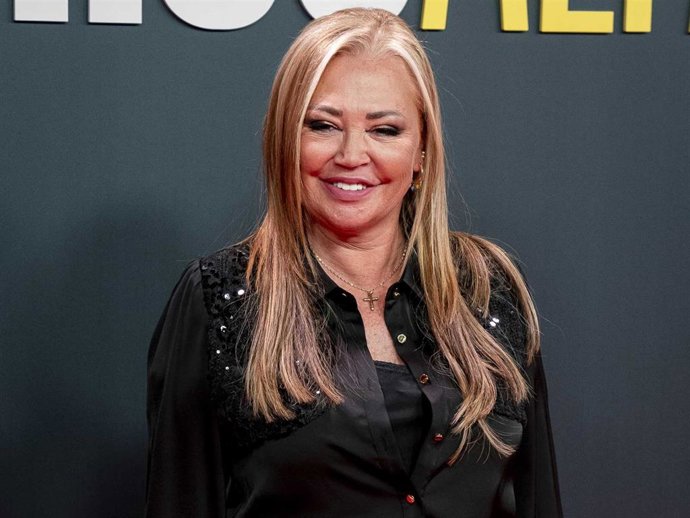 Belén Esteban en la presentación de la segunda temporada de 'Machos Alfa'