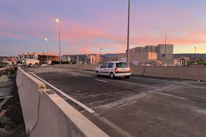 Reabre al tráfico el ramal de la GR-30 a Armilla y al Nevada tras la obra de la vía ciclopeatonal.
