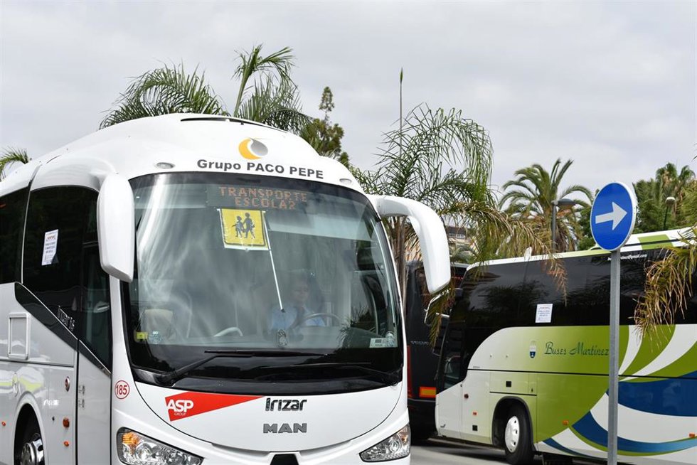 Archivo - Autobús de transporte escolar. Imagen de archivo.