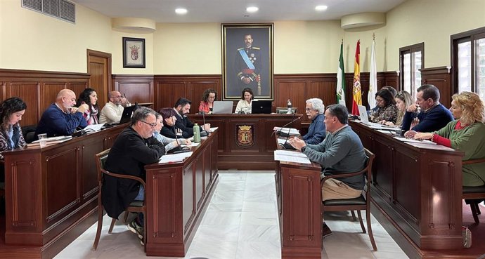 Pleno del Ayuntamiento de Espartinas (Sevilla).