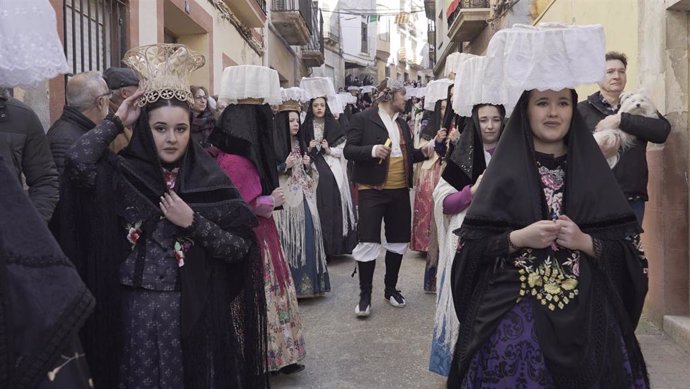 Zaragoza.- La procesión de las Panbenditeras protagonizan las fiestas patronales de Escatrón que comienzan este sábado