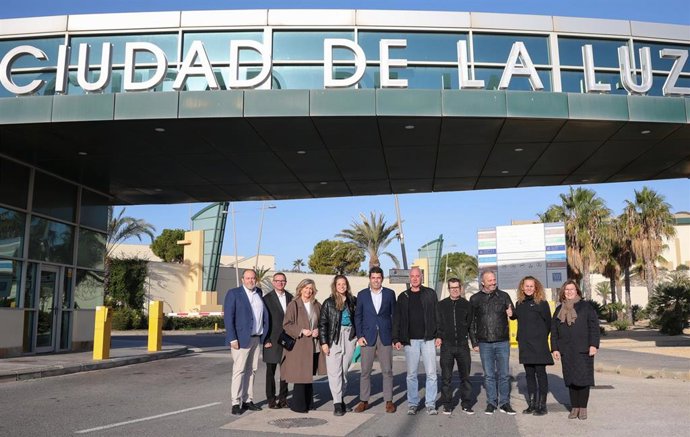 El 'president' de la Generalitat, Carlos Mazón, en Ciudad de la Luz