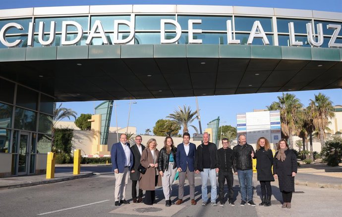 El 'president' de la Generalitat, Carlos Mazón, en Ciudad de la Luz