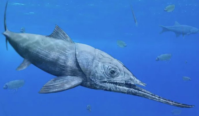 El gran pez antiguo Alienacanthus tenía una mordida gigante.