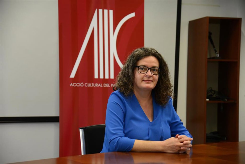 Archivo - ANNA OLIVER, presidenta d'Acció Cultural del PV (ACPV), a l'OCCC.